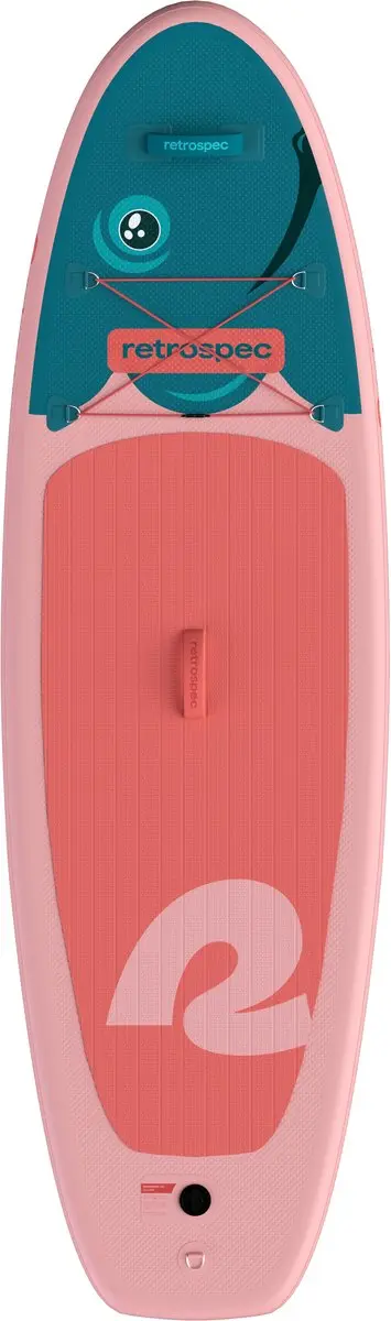 Retrospec Opblaasbaar SUP 259cm - Roze/Blauw - Incl. peddel & accessoires