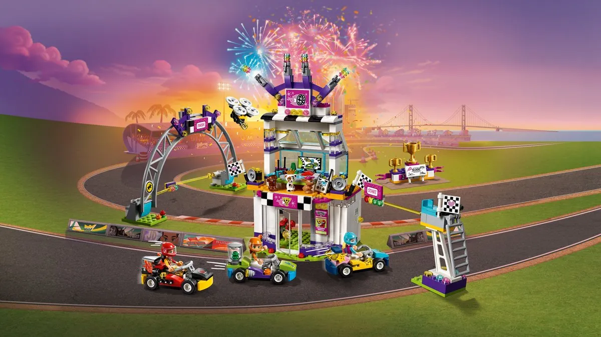 LEGO Friends Kart De Grote Racedag 41352 - 3 Minifiguren - Paars - afbeelding 6 van 6