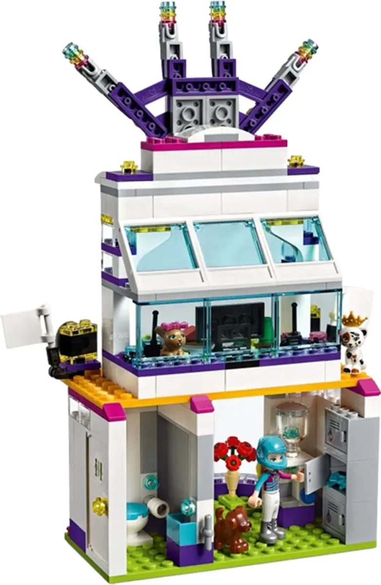 LEGO Friends Kart De Grote Racedag 41352 - 3 Minifiguren - Paars