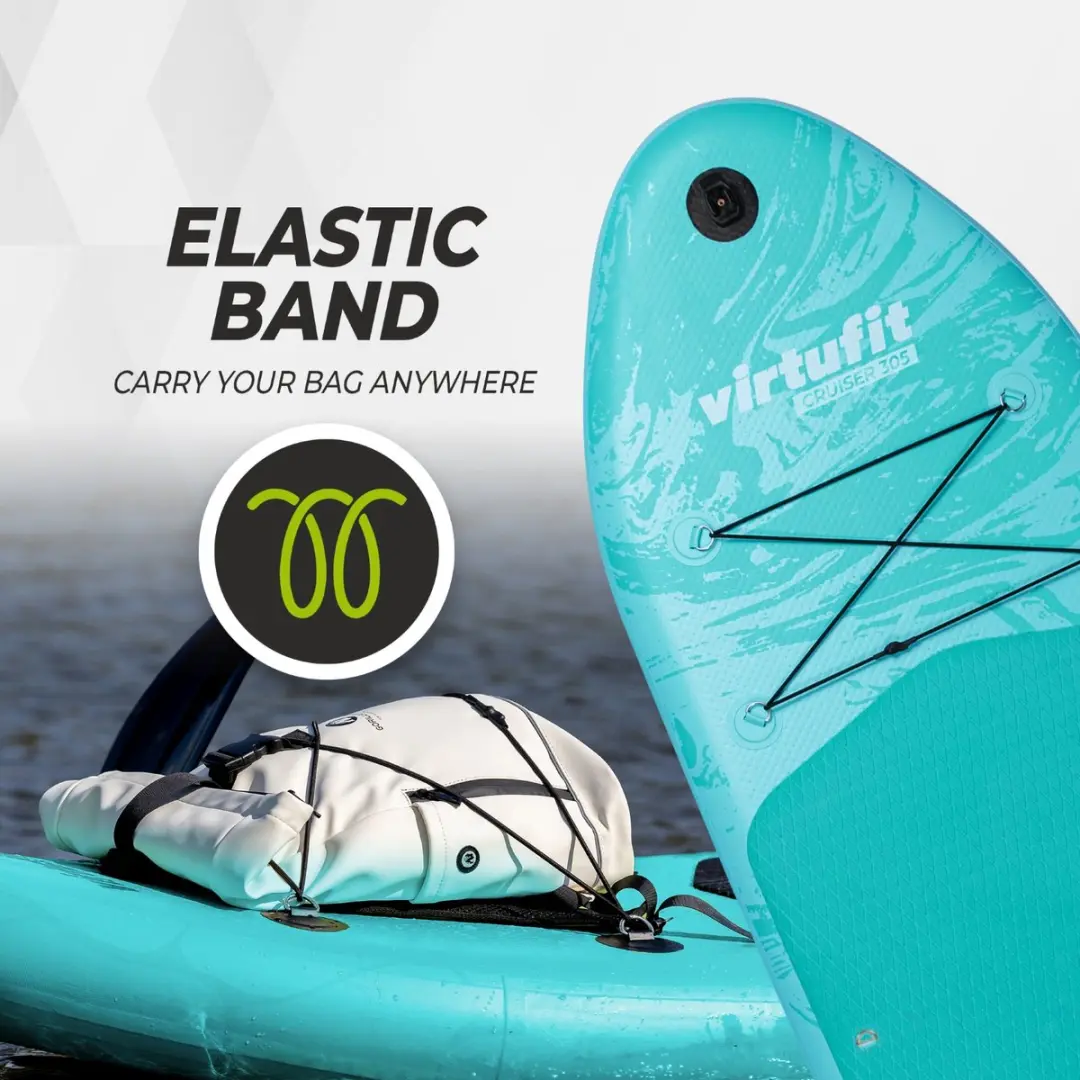 Virtufit Cruiser 305 Opblaasbaar SUP Board - 305cm - Max 180kg - Oranje