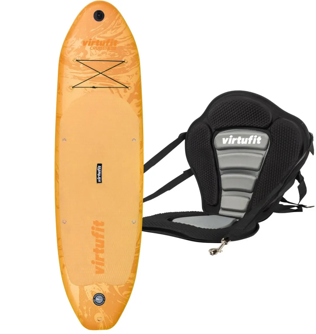 Virtufit Cruiser 305 Opblaasbaar SUP Board - 305cm - Max 180kg - Oranje