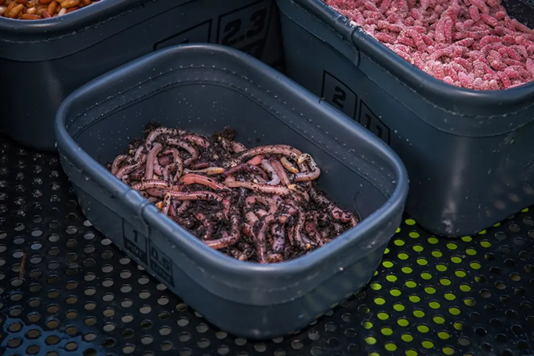 Matrix EVA Stacking Bait Tub Set - 5 Stuks - Zwart