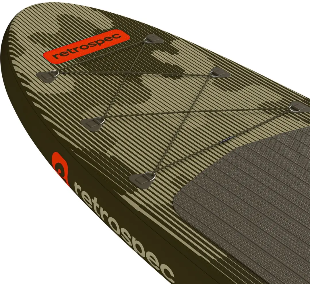 Retrospec Opblaasbaar SUP 320cm - Bruin/ Groen - Compleet Pakket