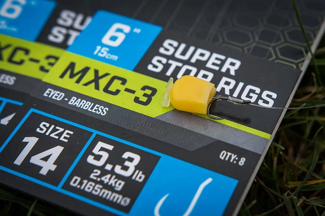 Matrix Onderlijn MXC-3 Super Stop Rigs 6" Haak 14 - 8 Stuks