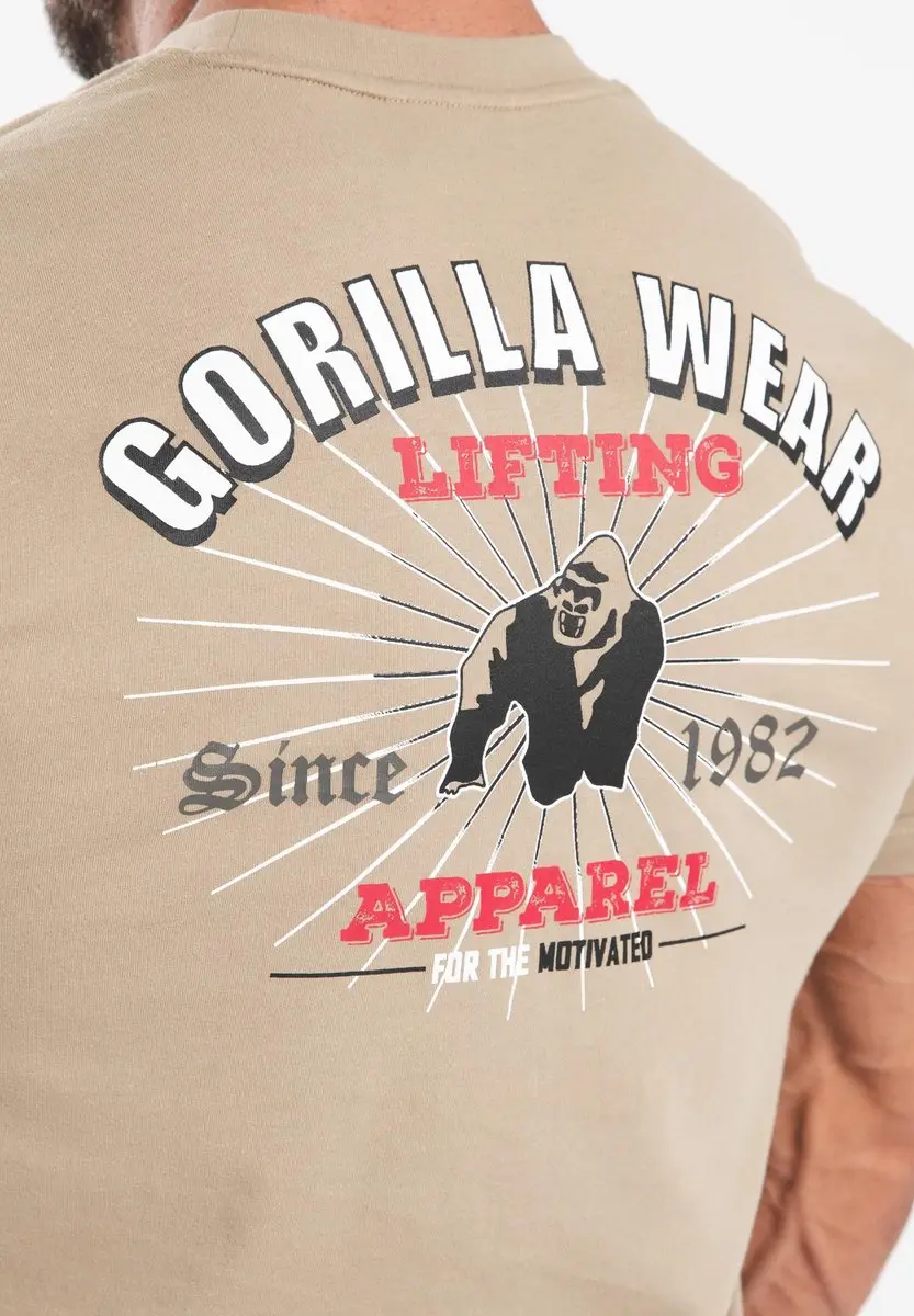 Gorilla Wear Oregon T-shirt 3XL - Beige