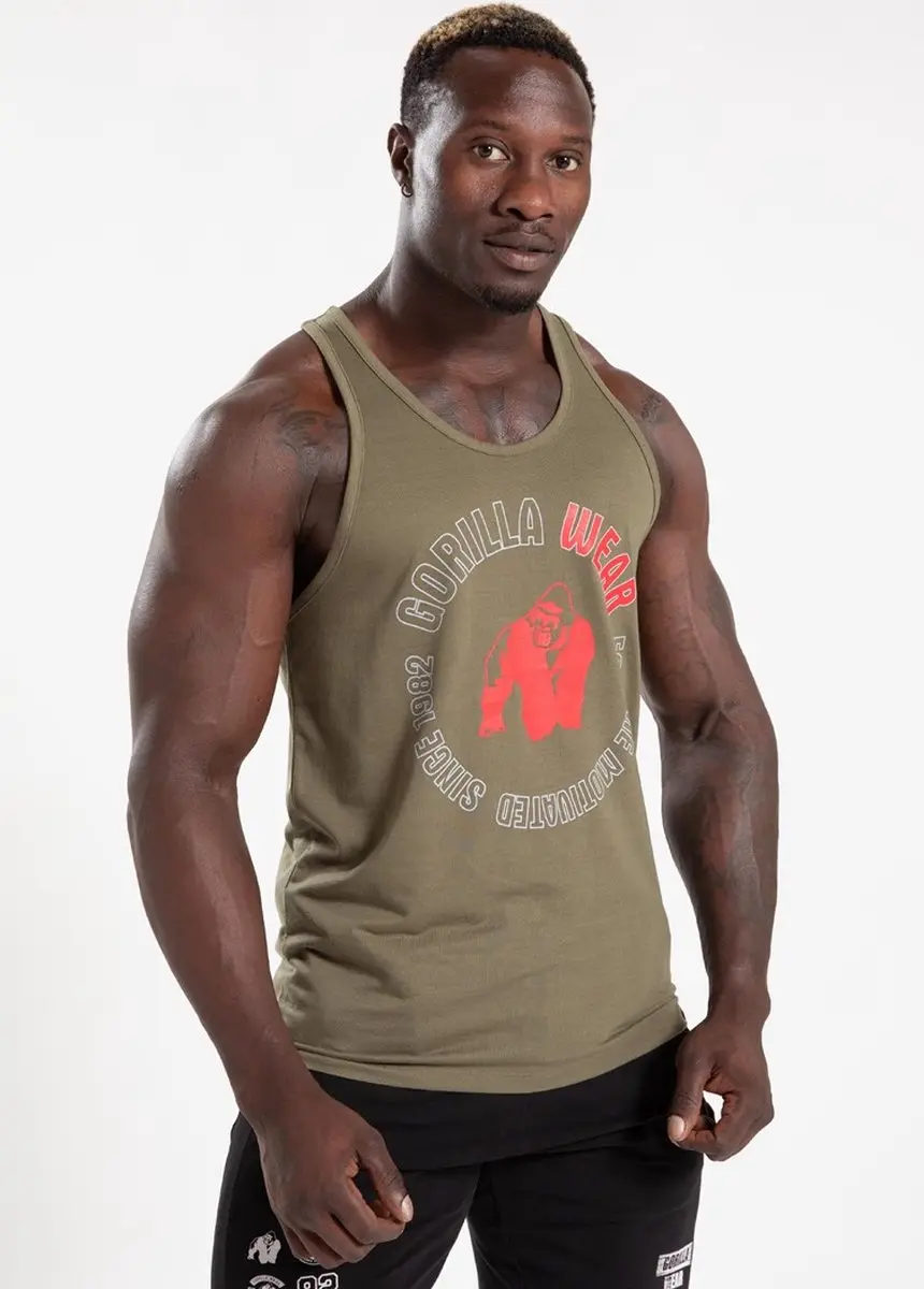 Gorilla Wear Lafayette Tank Top - Legergroen XL