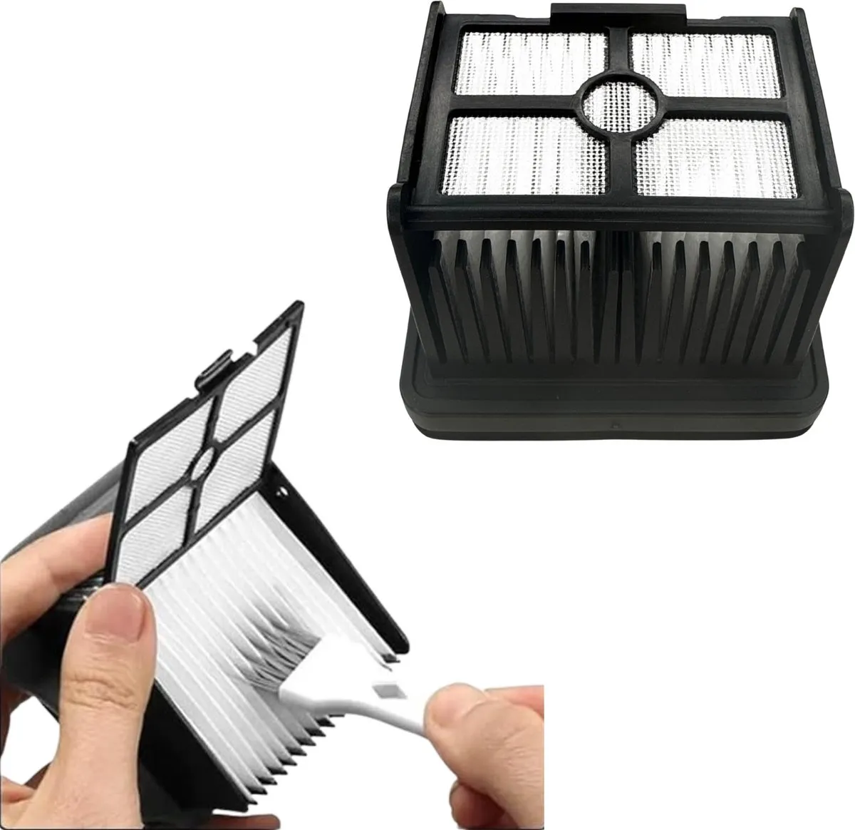 Dreame H12 Pro/Dual Accessoireset - 2 Rolborstels + 2 HEPA-filters - afbeelding 6 van 6
