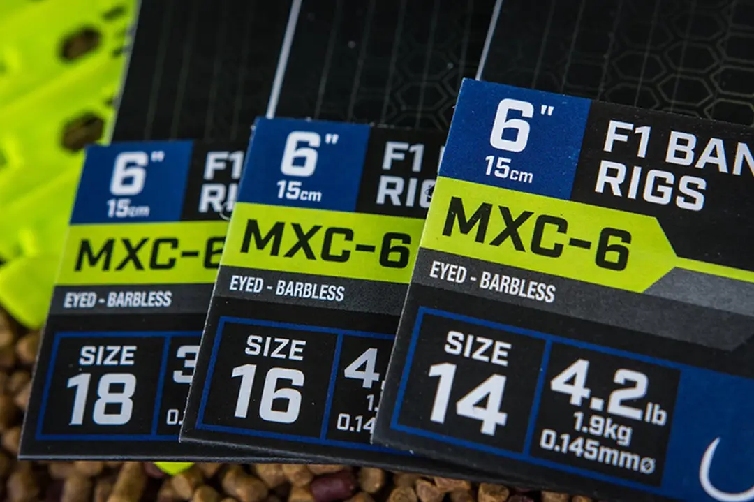 Matrix Onderlijnen MXC-6 F1 Band Rigs 15cm - 8 Stuks