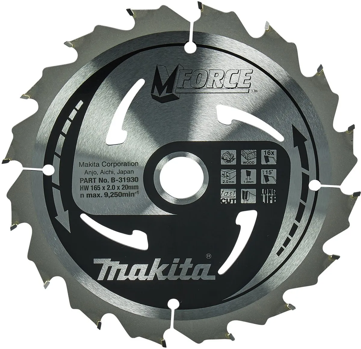 Makita Mforce Cirkelzaagblad B-31930