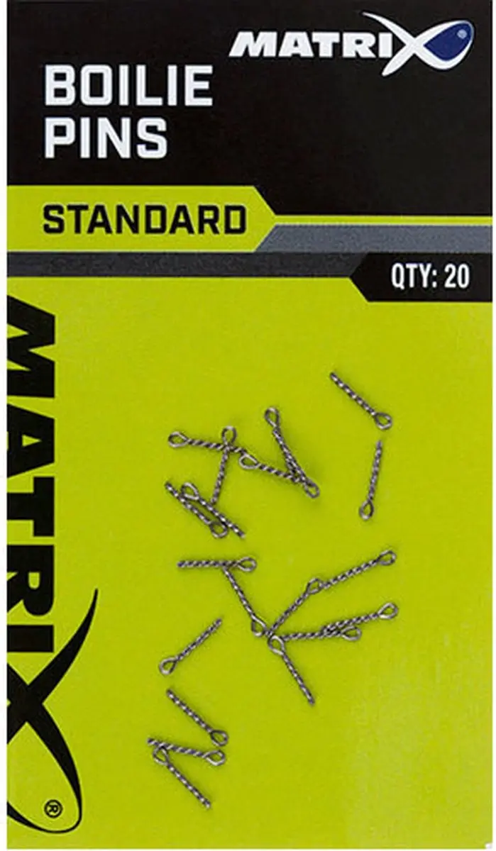 Matrix Boilie Pins Standard - 20 Stuks - Zwart