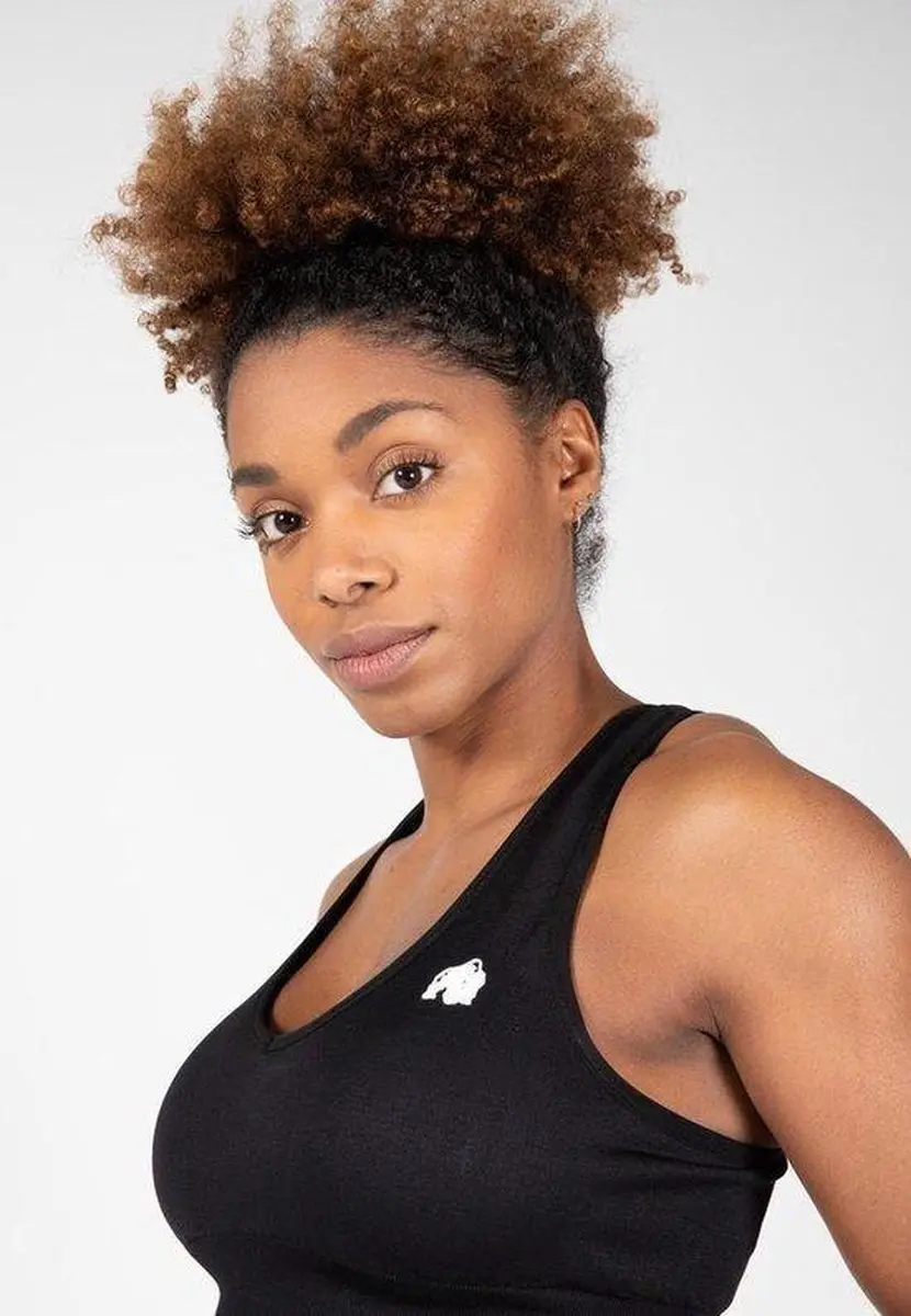 Gorilla Wear Neiro Seamless Sportbeha - M/L - Zwart - afbeelding 6 van 6