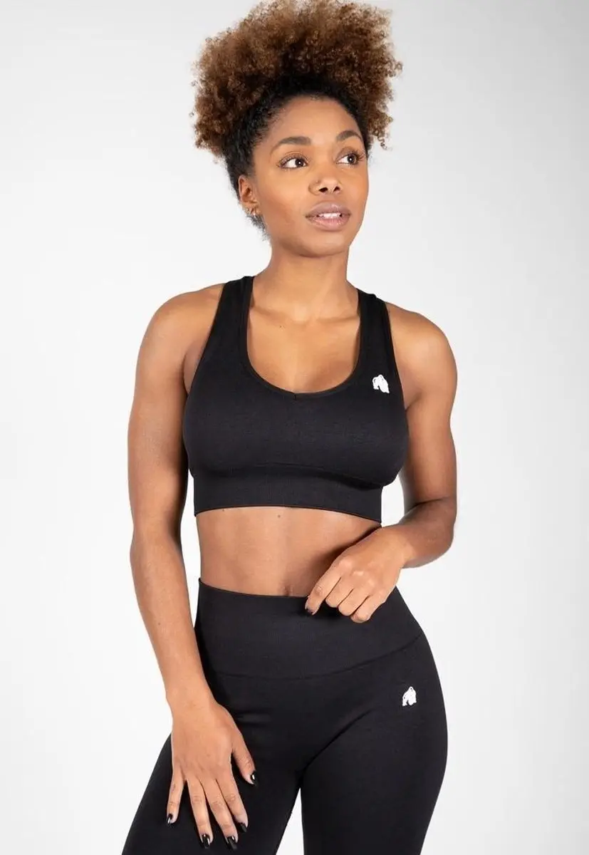 Gorilla Wear Neiro Seamless Sportbeha - M/L - Zwart