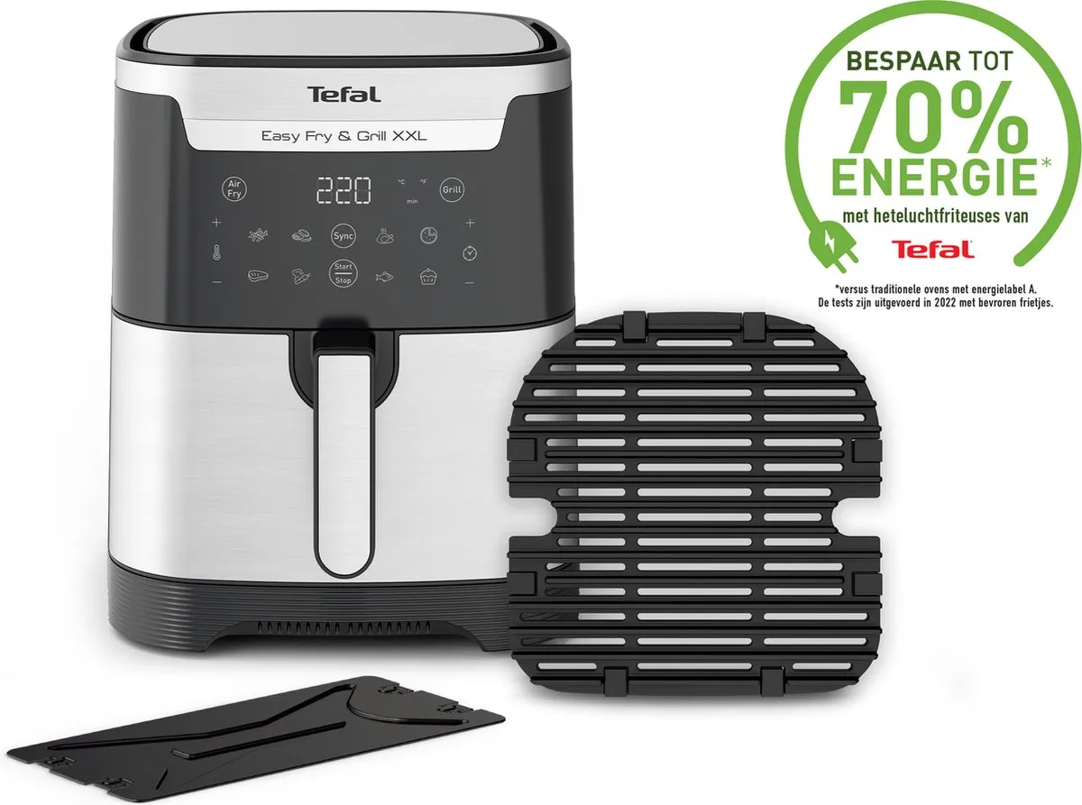 Tefal Easy Fry & Grill XXL EY801D Airfryer 6,5L - 1650W