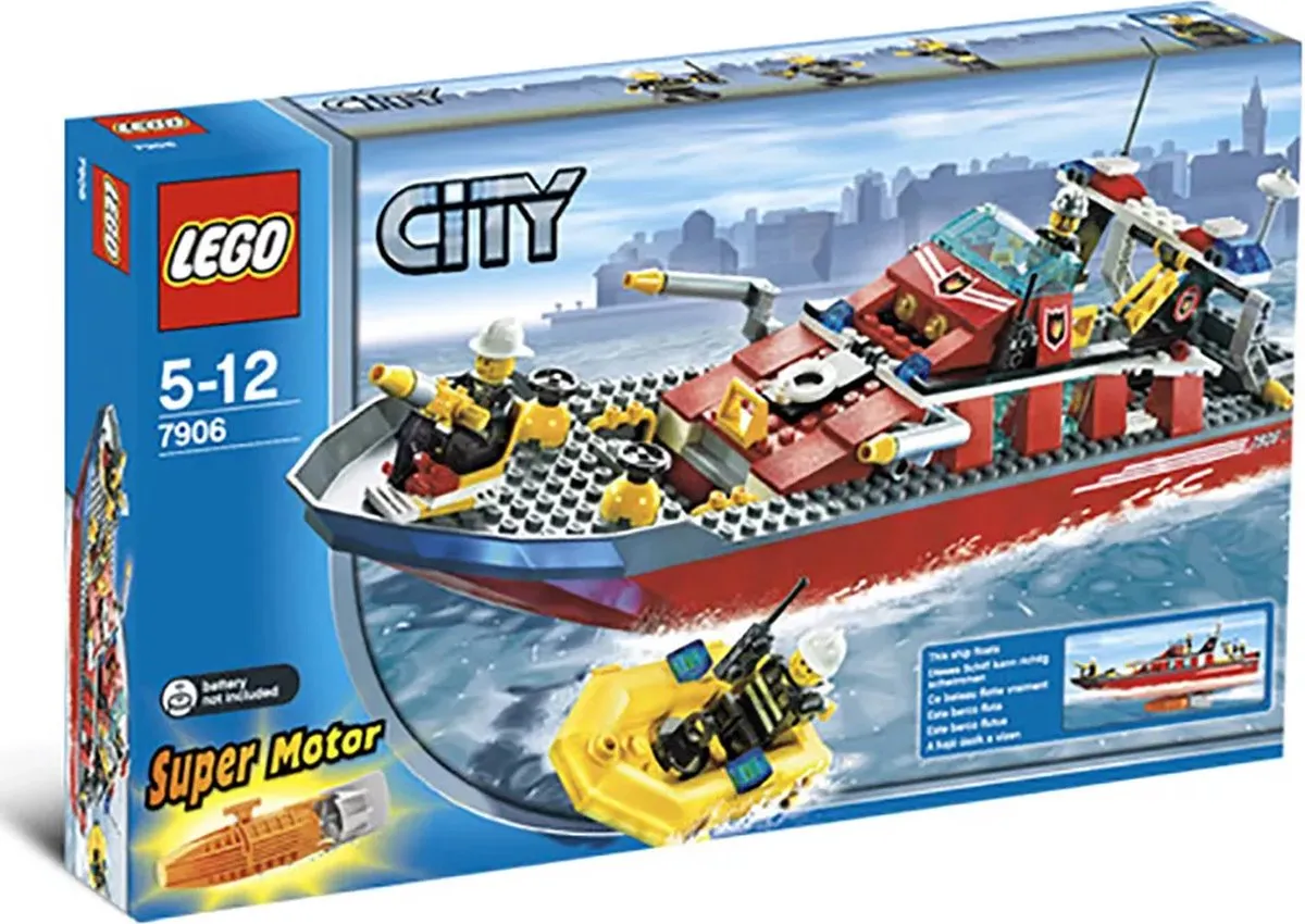 LEGO City Brandweerboot 7906