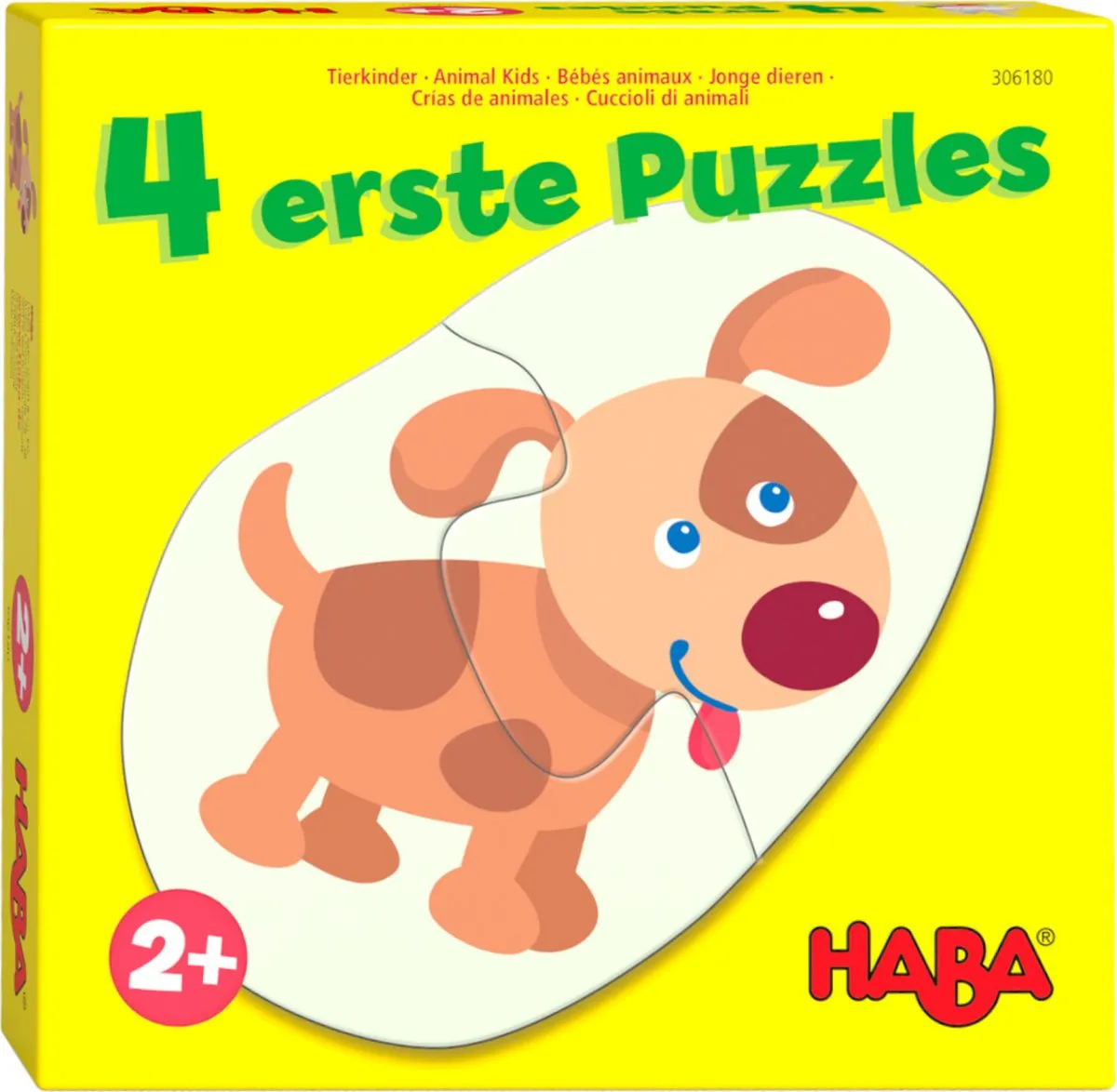 Haba Legpuzzel Jonge Dieren 12 Stuks - Multicolor