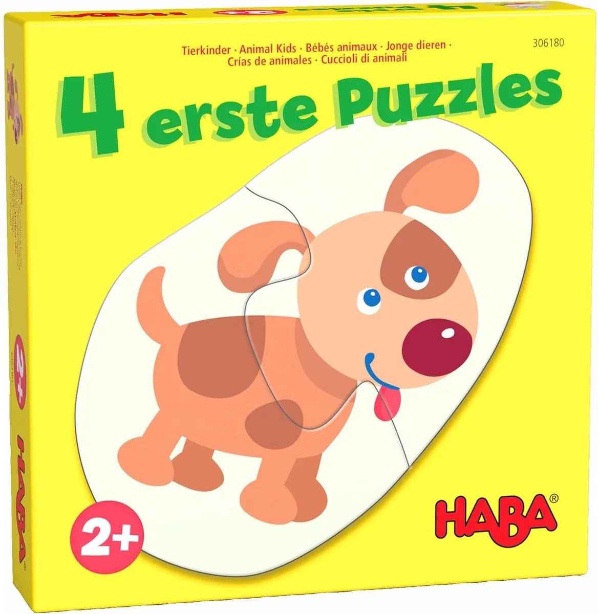 Haba Legpuzzel Jonge Dieren 12 Stuks - Multicolor