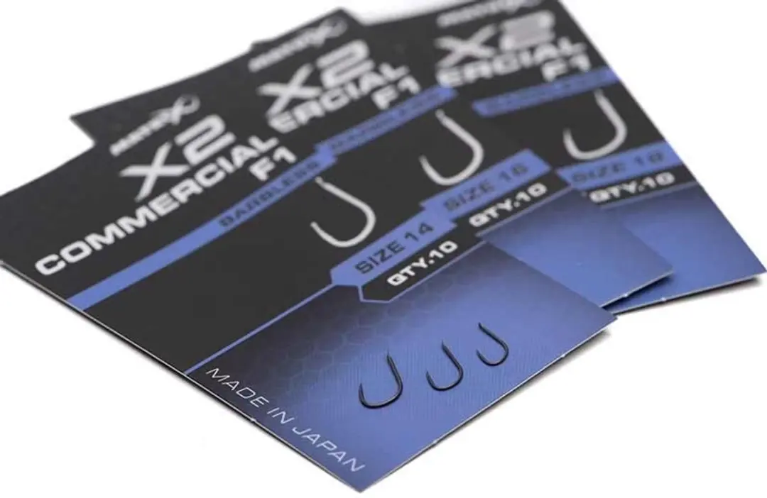 Matrix X2 Commercial F1 Spade-Barbless - 10 Stuks
