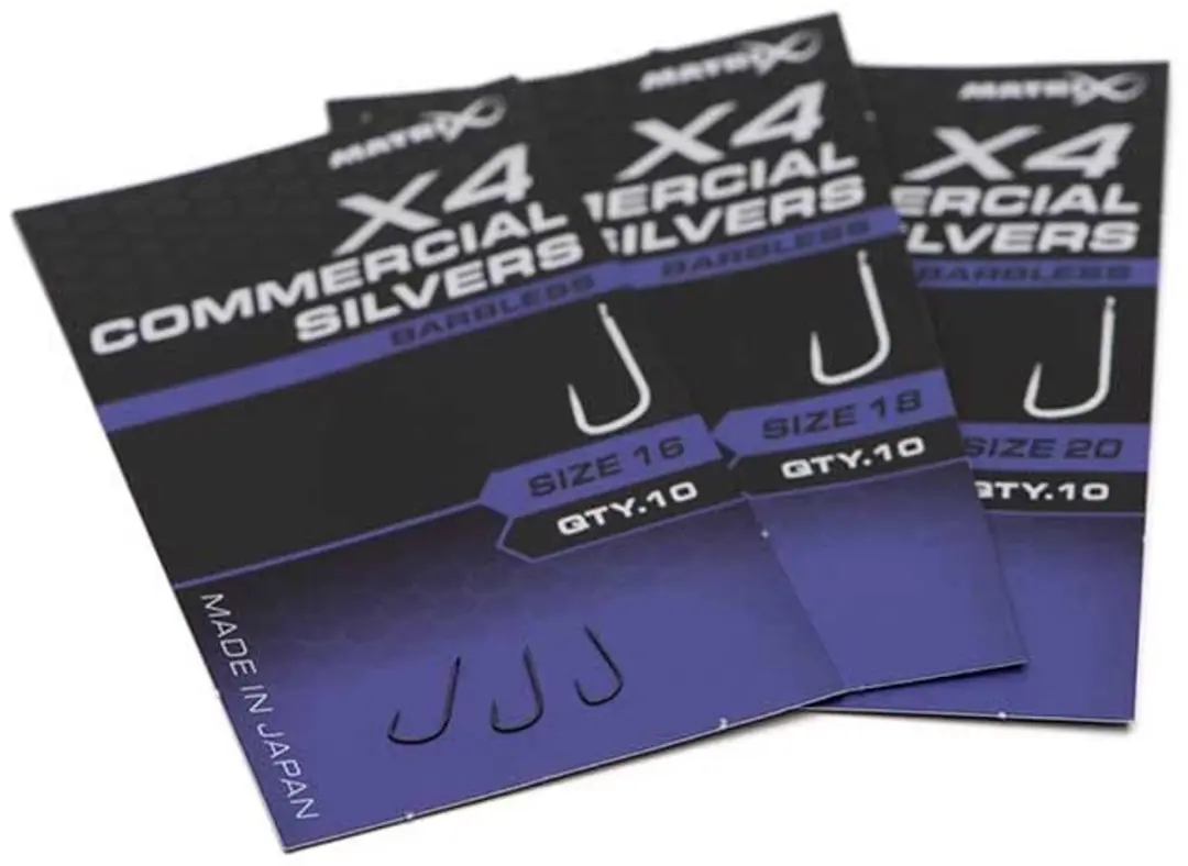 Matrix X4 Commercial Spade-Barbless - 10 Stuks - Maat 18