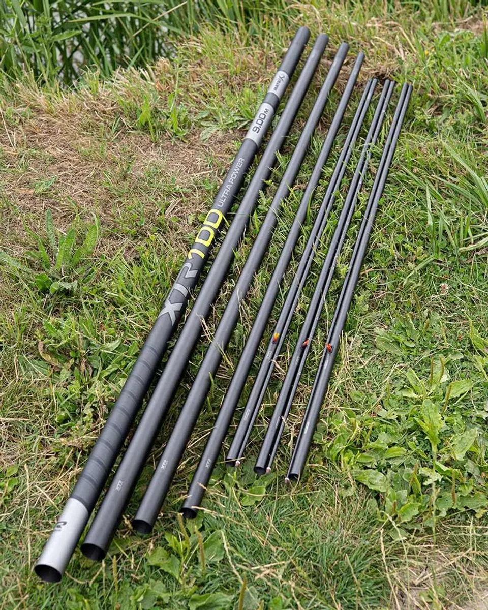 Matrix XTR100 Ultra Power Vaste Hengel 9,00m - 6-delig - Zwart
