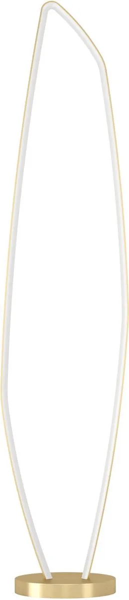 Eglo Vallerosa Vloerlamp - 128,5 cm - Goud/Wit