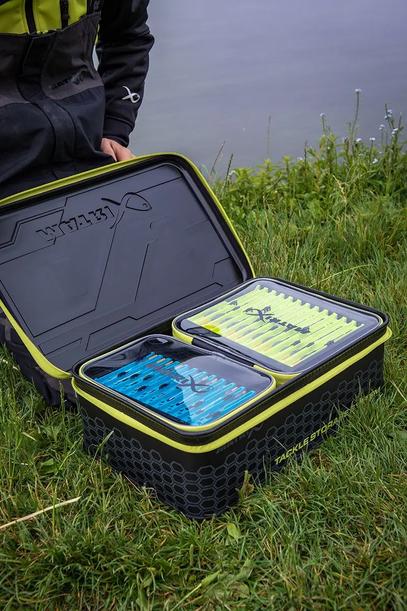 Matrix Shallow EVA Case GLU164 - Zwart/Geel