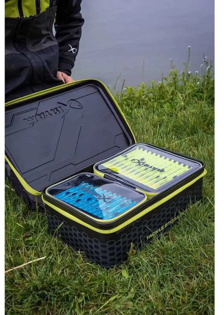 Matrix Shallow EVA Case GLU164 - Zwart/Geel