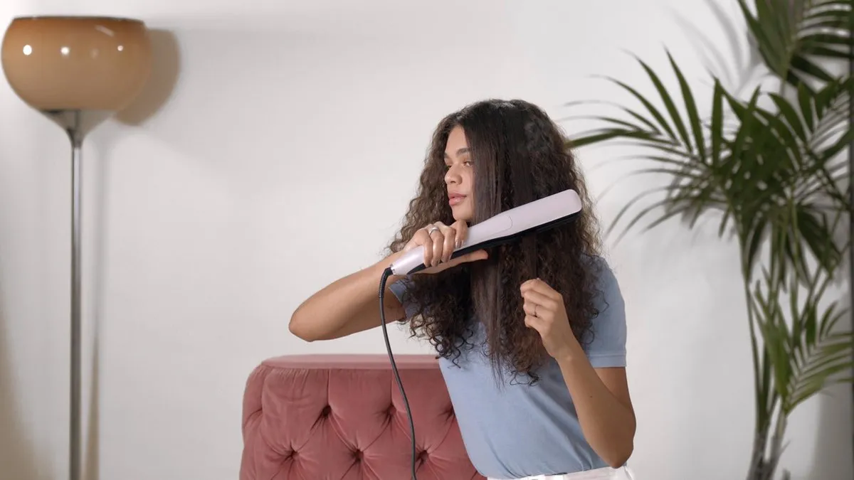 Babyliss Steam Lustre Styler ST595E Stoomstijltang - 5 standen - Zilver