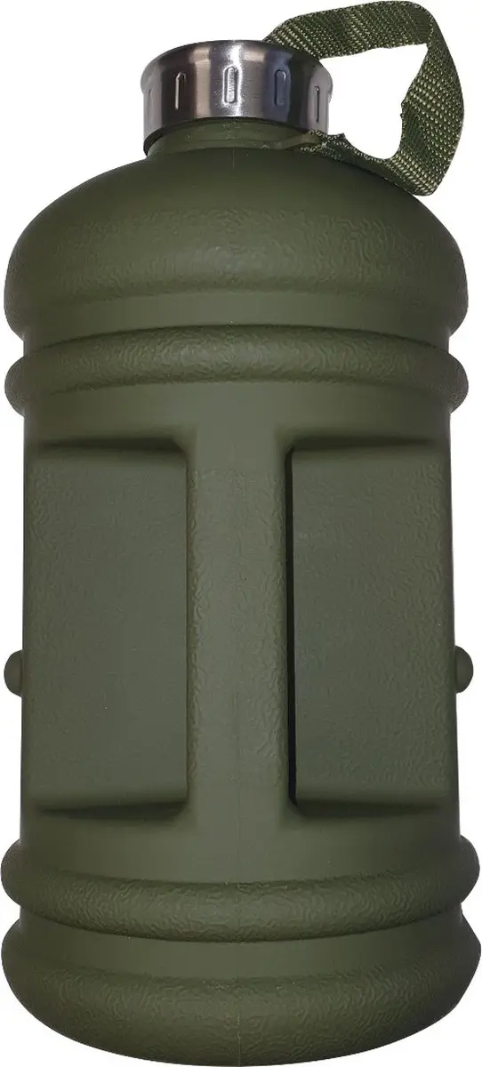 LifeMaxx Crossmaxx The Tank Waterfles 2L - Legergroen
