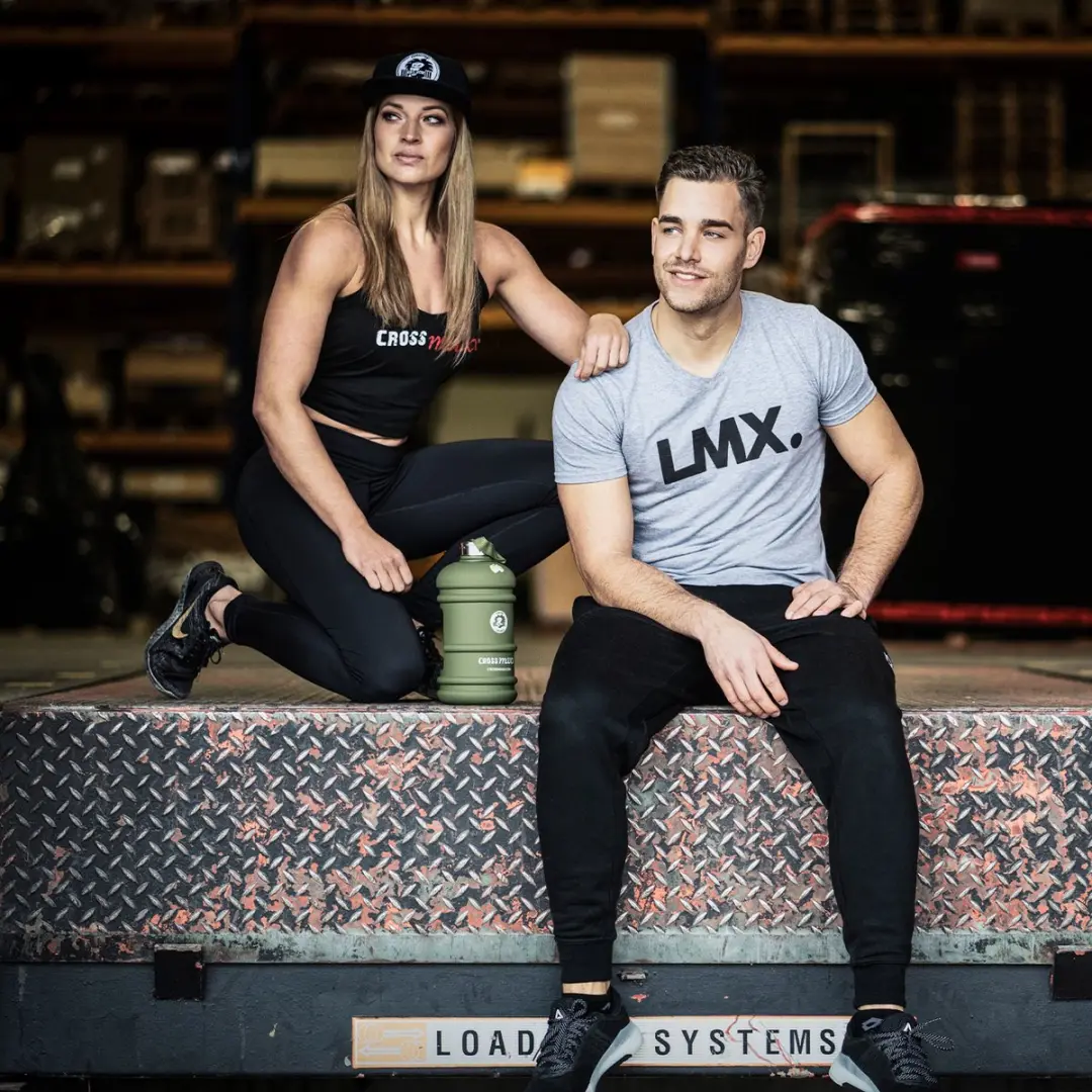 LifeMaxx Crossmaxx The Tank Waterfles 2L - Legergroen
