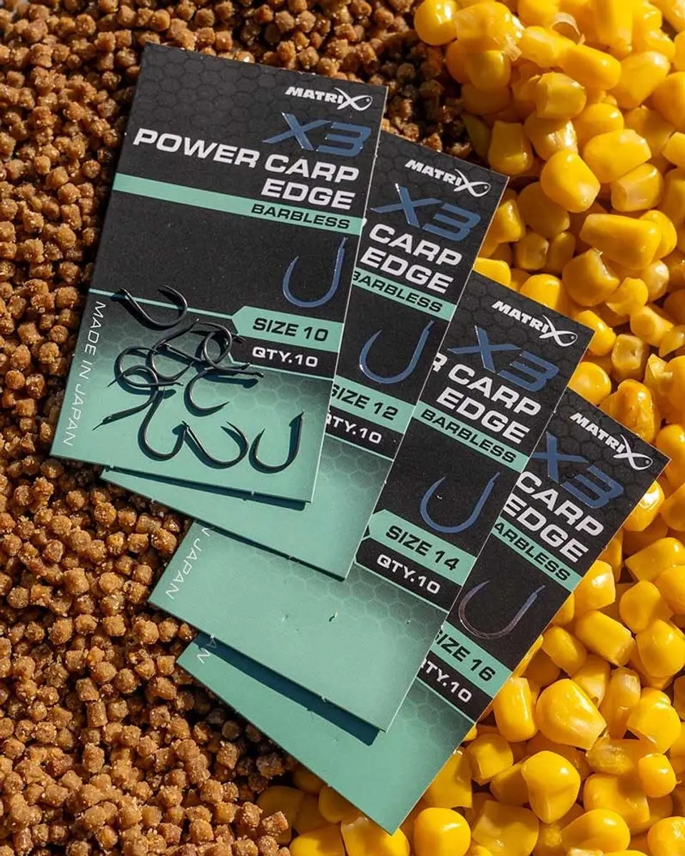 Matrix X3 Power Carp Haakjes 16 - 10 Stuks - Zwart