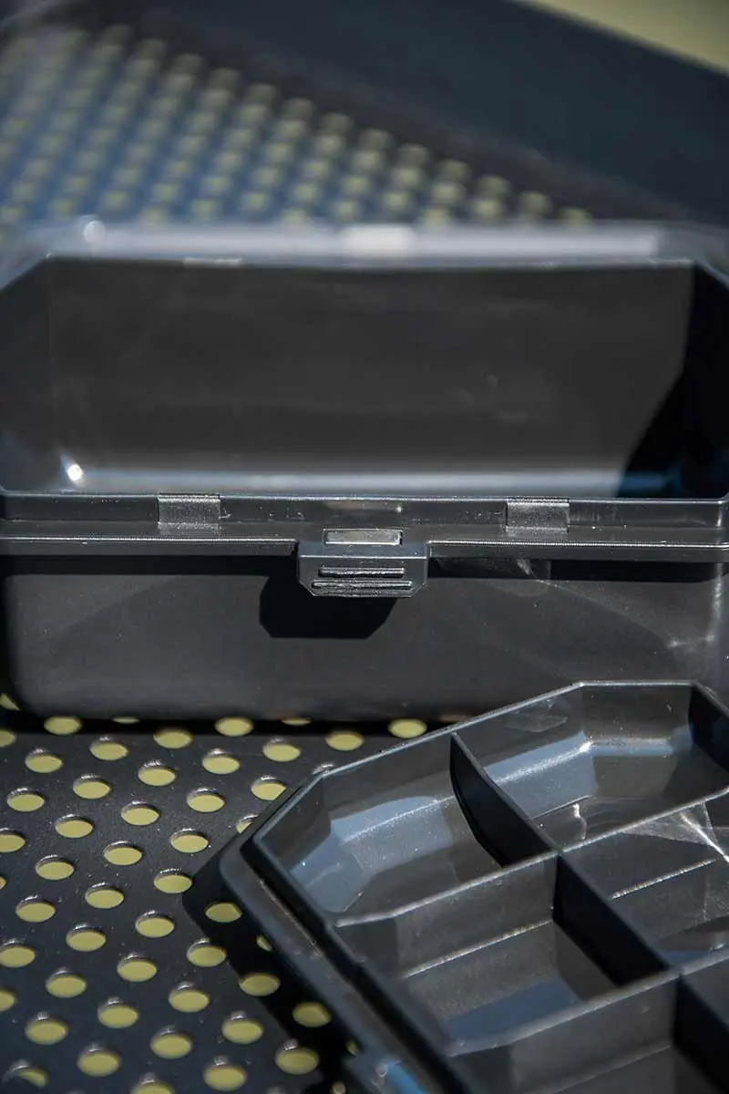 Matrix GBX011 Single Compartment Accessoirebox - 4 Vakken - Zwart