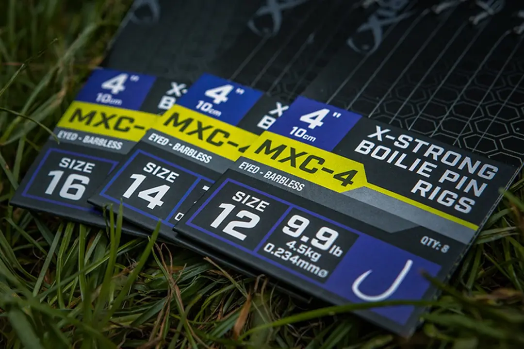 Matrix Onderlijn MXC-4 X-Strong Boilie Pin Rigs 12 - 8 Stuks