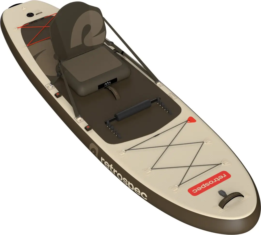 Retrospec Opblaasbaar SUP Kayak Hybrid 320cm - Beige/Bruin