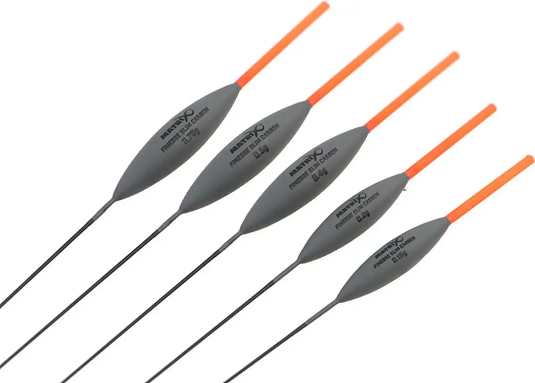 Matrix Finesse Slim Carbon Pole Float 0.15g - Grijs/Oranje