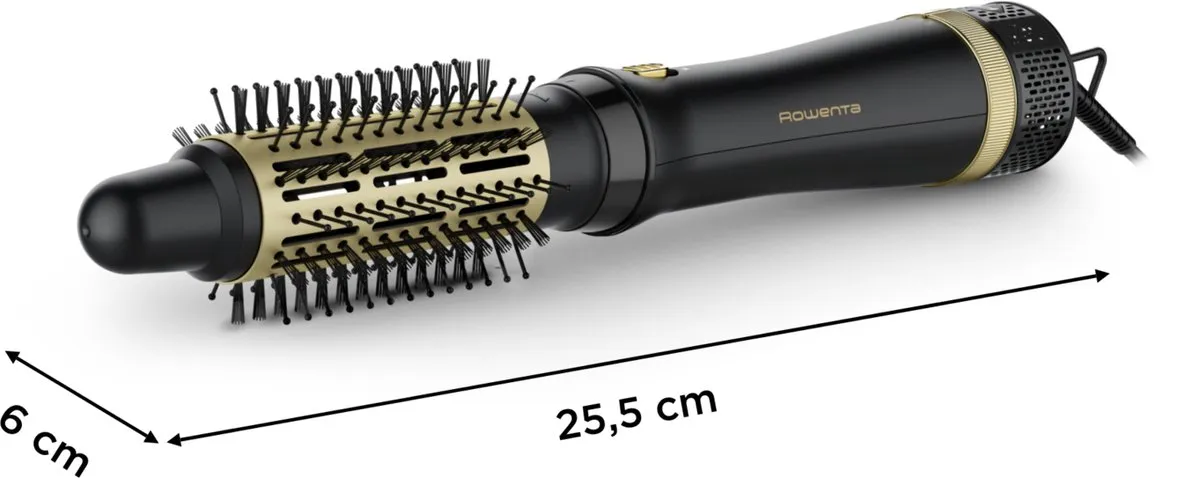 Rowenta Express Style CF6330F0 Krulborstel - 3 Snelheden - Zwart/Goud