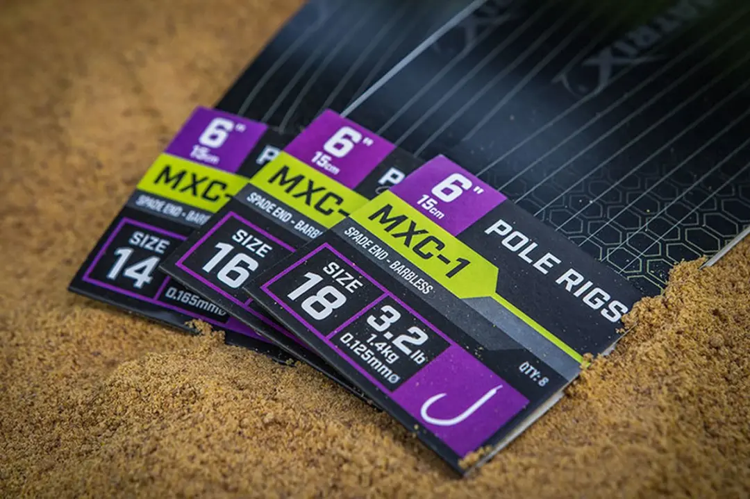 Matrix Onderlijn MXC-1 Pole Rigs 18 Haak - 8 Stuks