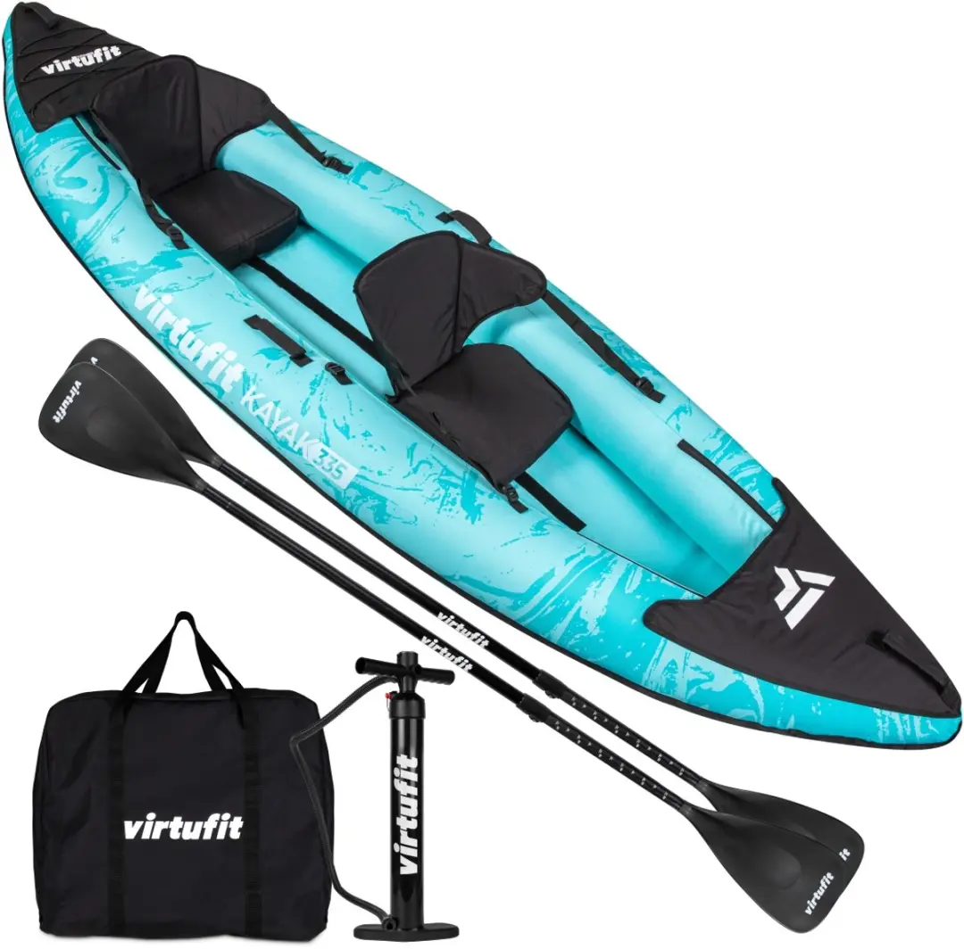 Virtufit Kayak 335 Opblaasbare Kajak - 3 Personen - Turquoise
