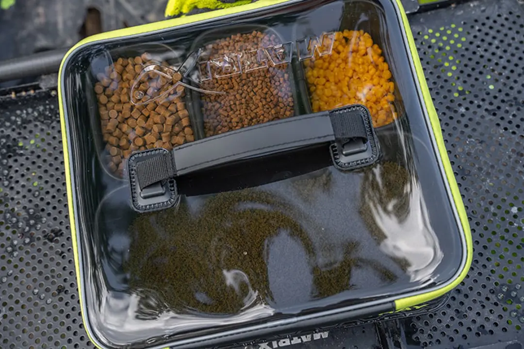 Matrix Eva GLU171 Bait Storage Tray - Geel/Zwart