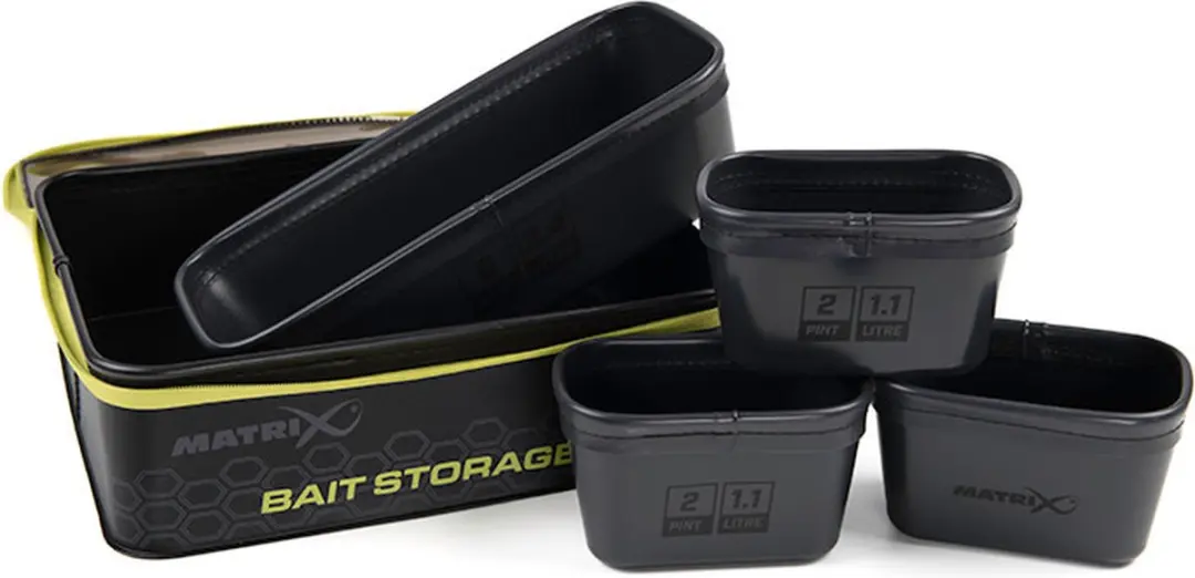 Matrix Eva GLU171 Bait Storage Tray - Geel/Zwart