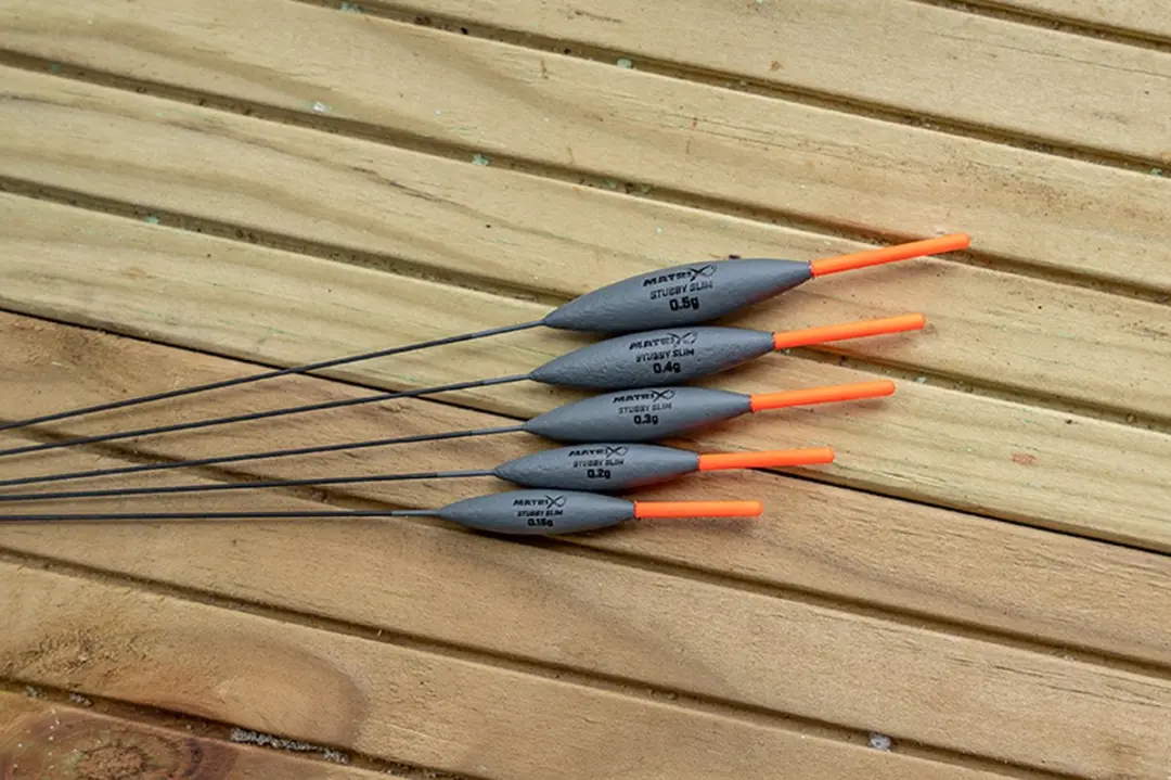 Matrix Stubby Slim Pole Float 0.30g - Grijs/Oranje