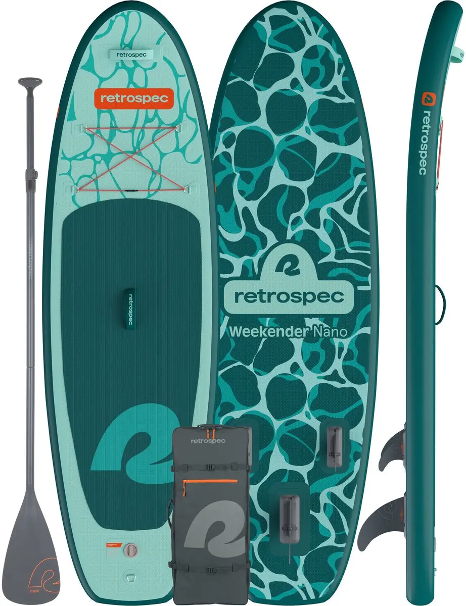 Retrospec Opblaasbaar SUP 259cm - Groen/Turquoise - Compleet