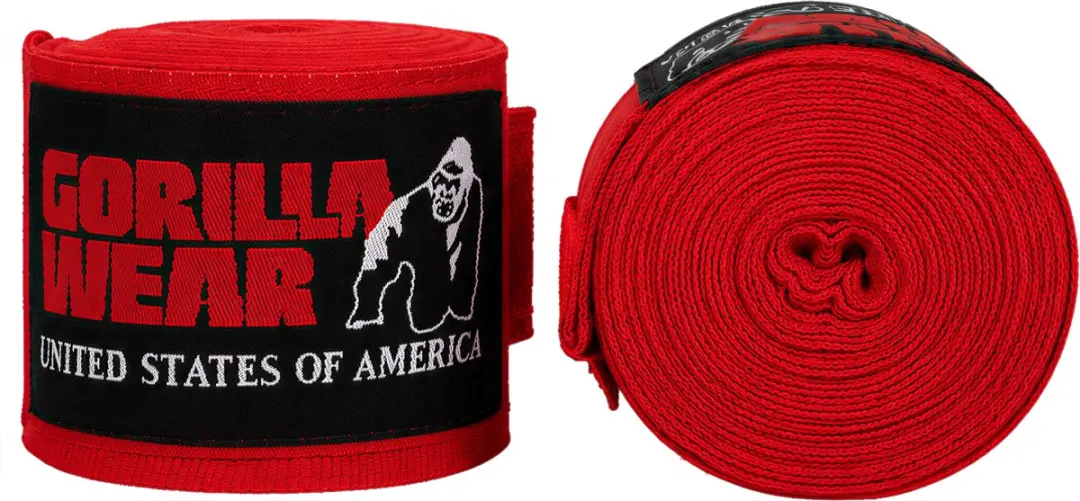 Gorilla Wear Boksbandages M Rood