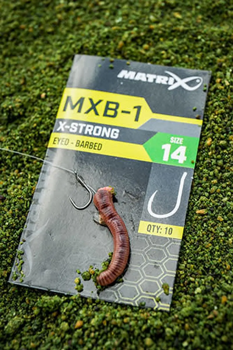 Matrix MXB-1 Barbed Eyed - 10 Stuks - Grijs/Zwart