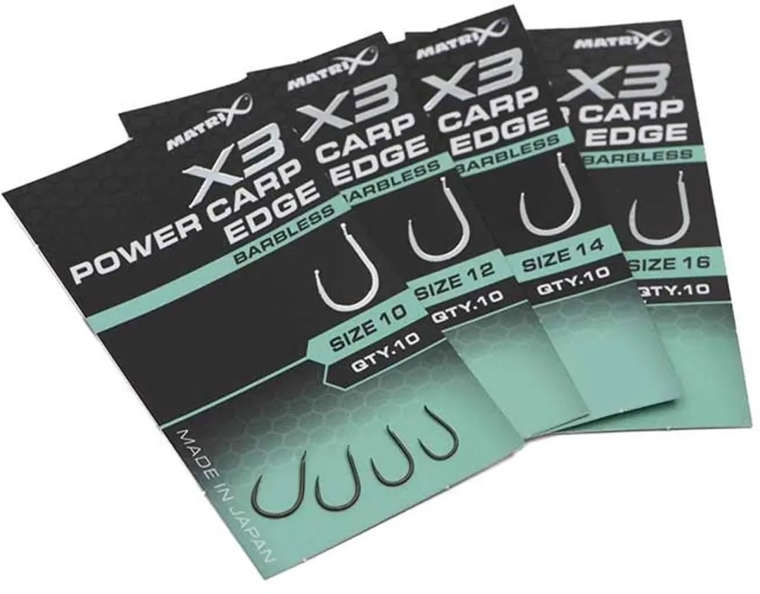 Matrix X3 Power Carp Edge Spade-Barbless - 10 Stuks