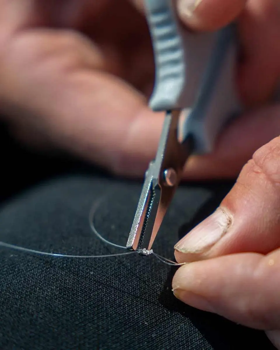 Matrix Titanium Braid Scissor - Zwart