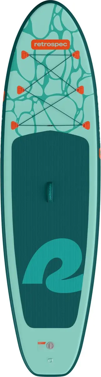 Retrospec Opblaasbaar SUP 320cm - Groen/Turquoise - Compleet - afbeelding 6 van 6