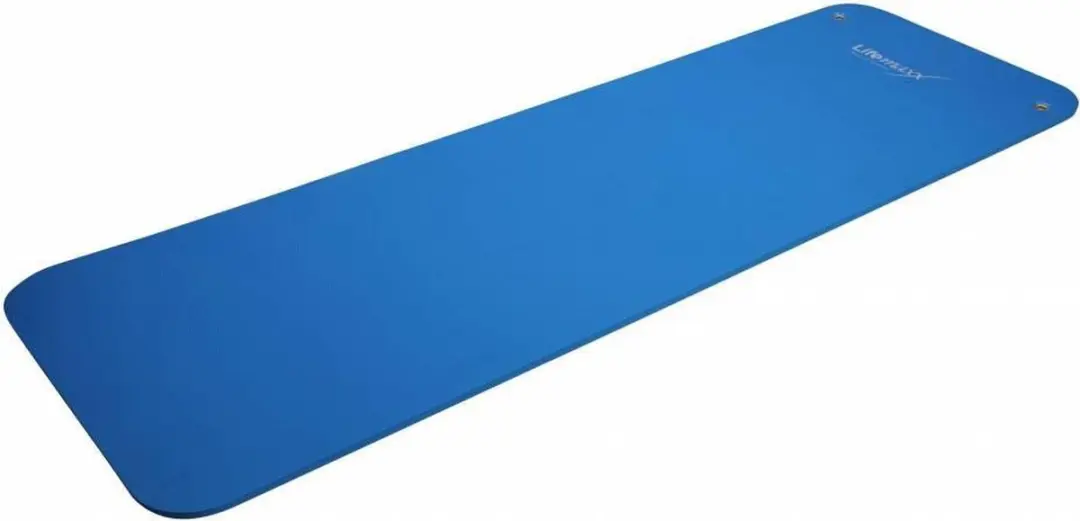 LifeMaxx LMX Aerobic Fitnessmat 180cm - Blauw
