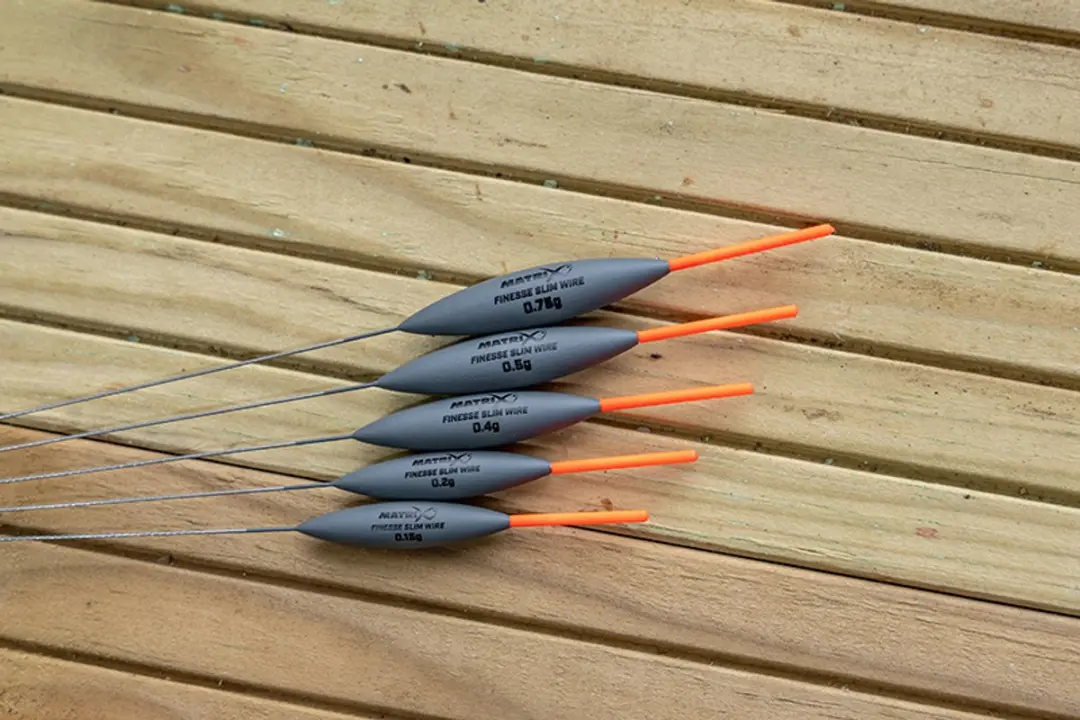 Matrix Finesse Slim Wire Pole Float 0.75g - Grijs/Oranje