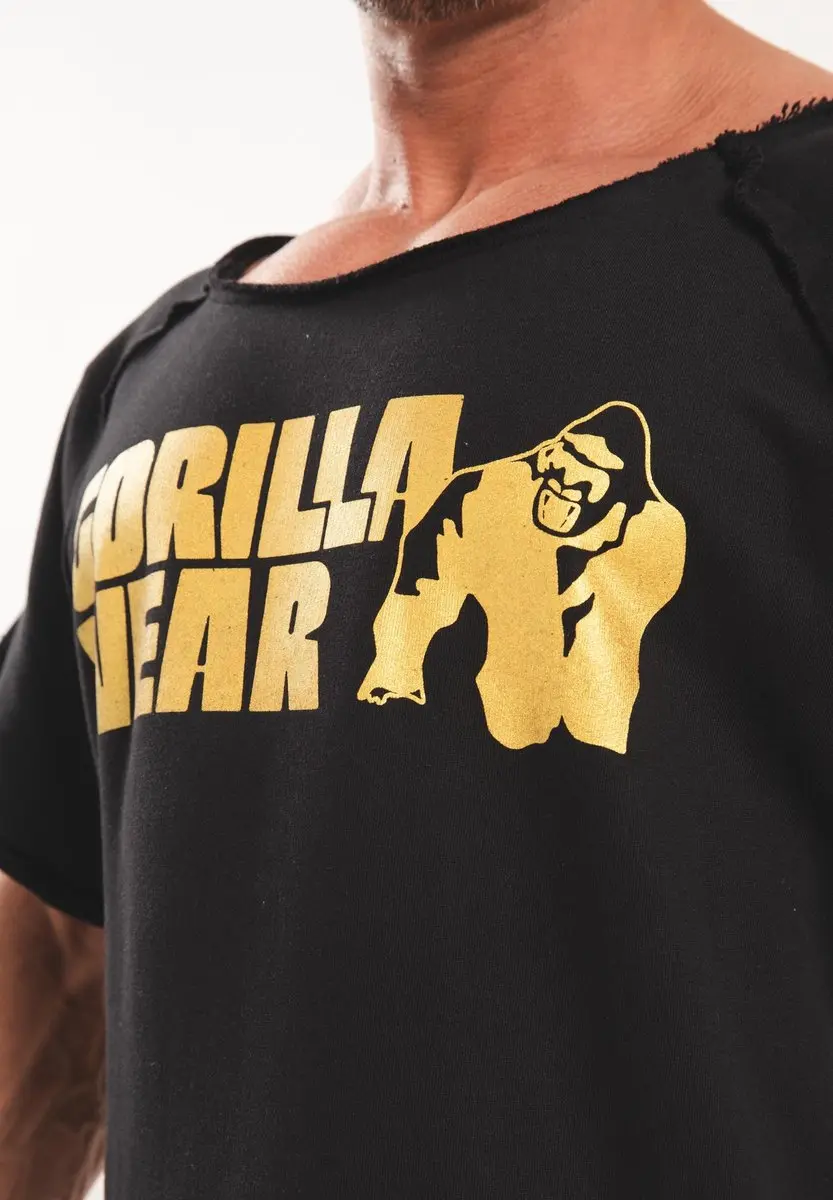 Gorilla Wear Classic Work Out Top L/XL - Zwart/Goud - afbeelding 6 van 6