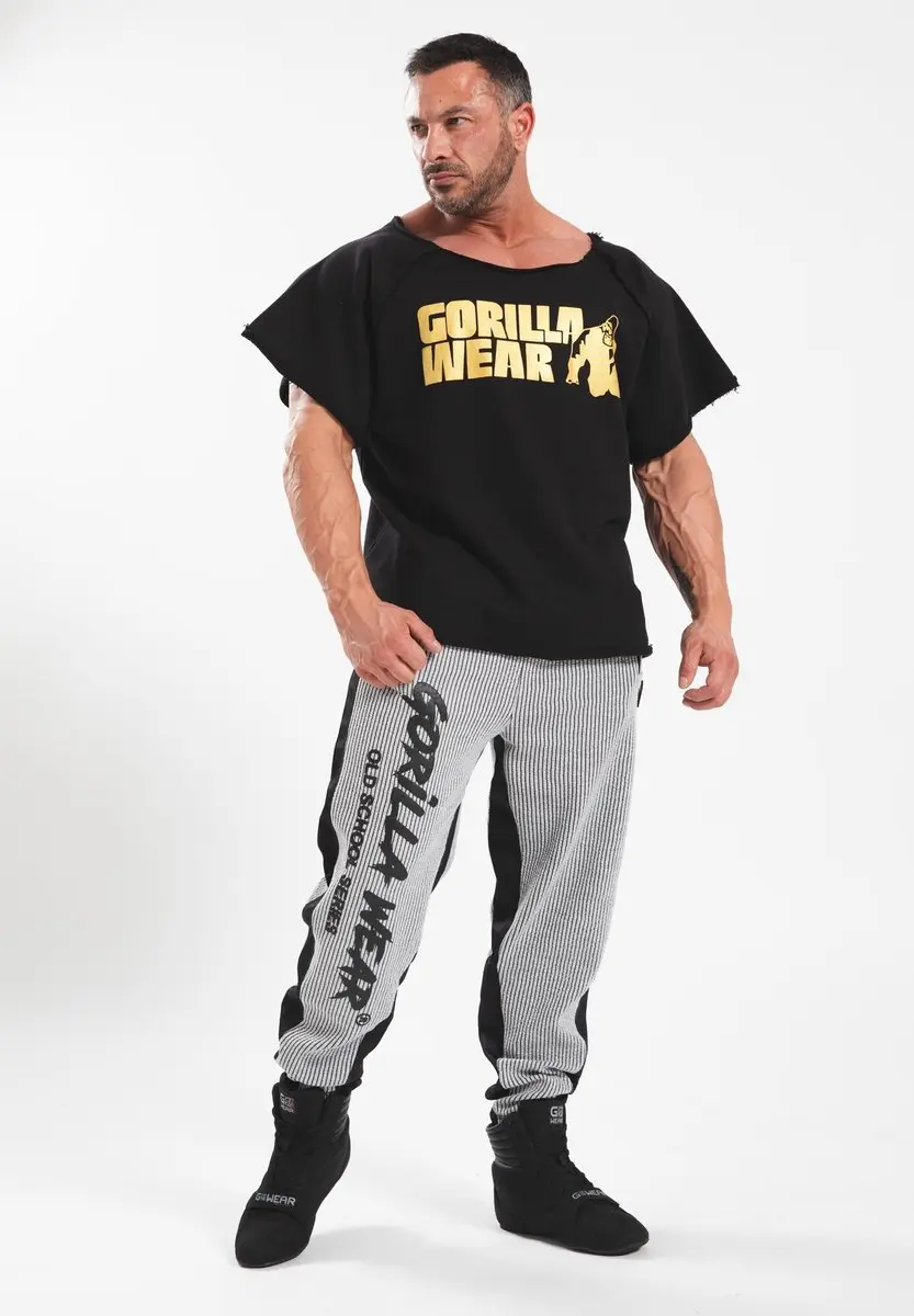 Gorilla Wear Classic Work Out Top L/XL - Zwart/Goud